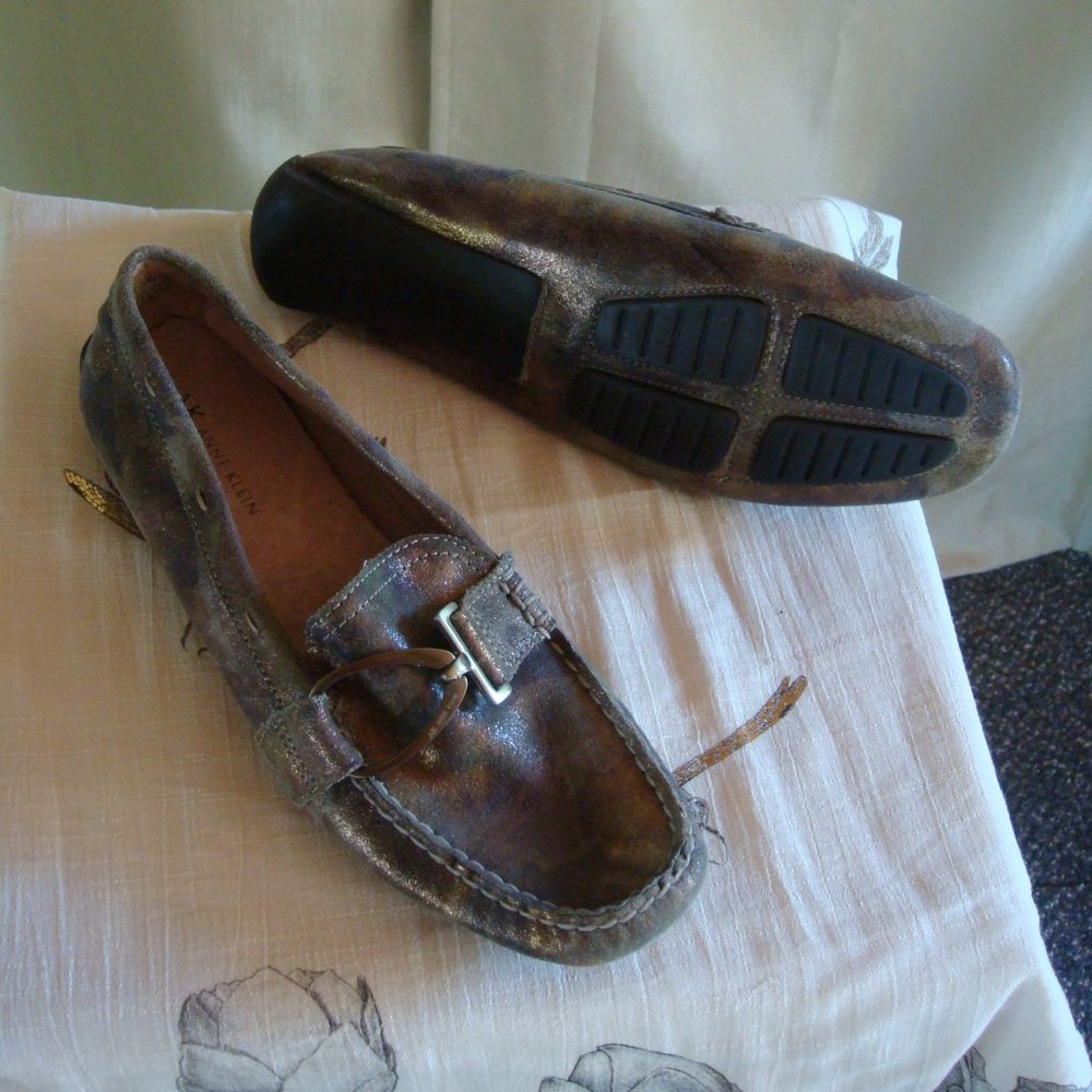 Anne Klein Leather Driving Moccasin